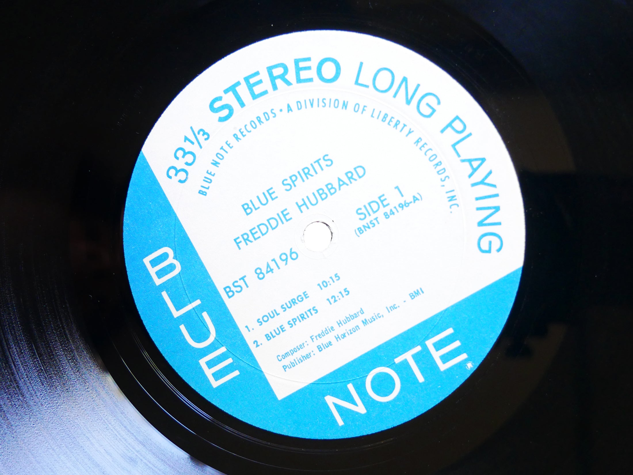 FREDDIE HUBBARD Blue Spirits LP BLUE NOTE 84196 US '67 Hank Mobley Pete La Roca