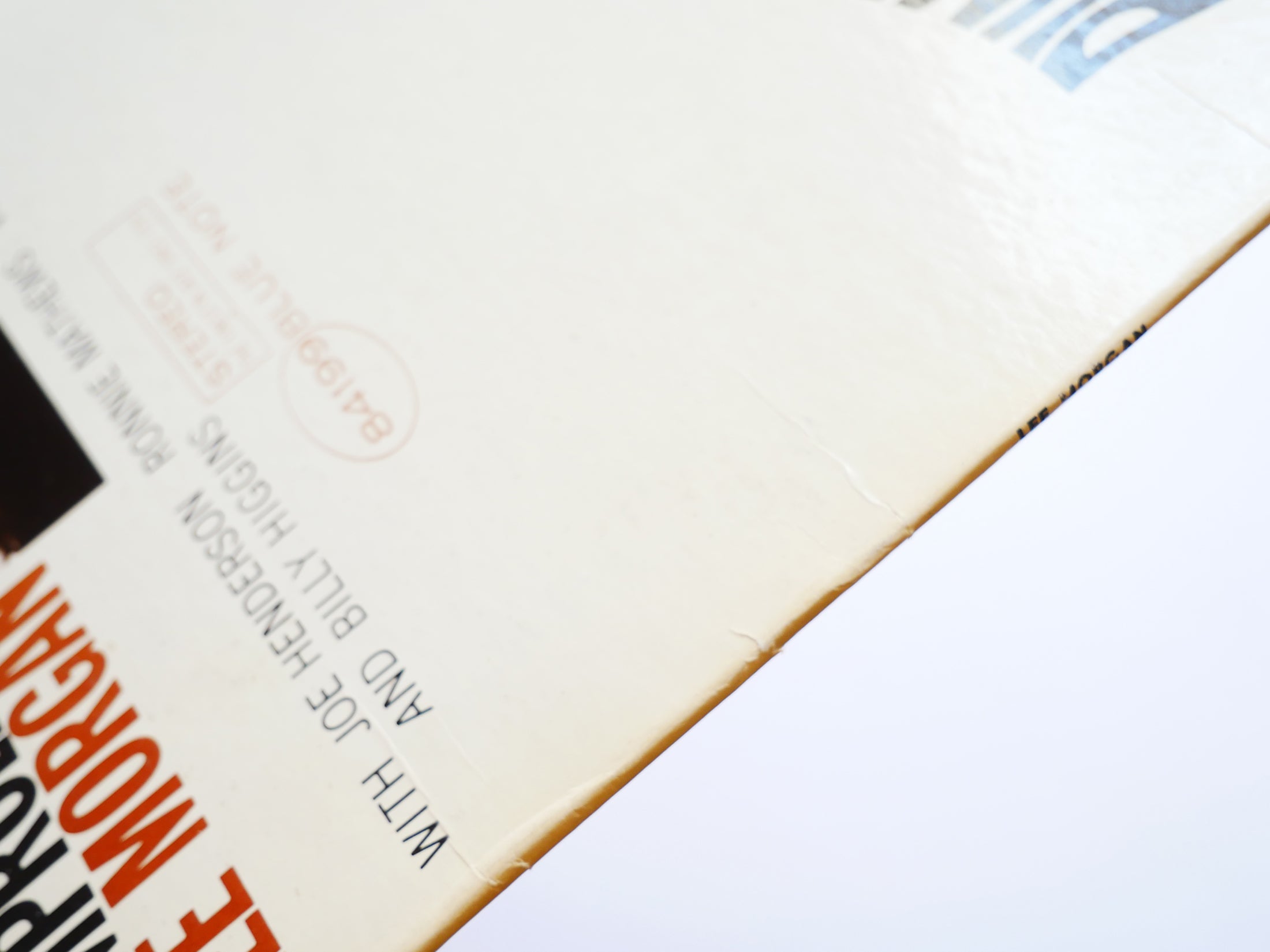 LEE MORGAN The Rumproller LP BLUE NOTE 84199 US 1965 NY EAR Joe Henderson VG+