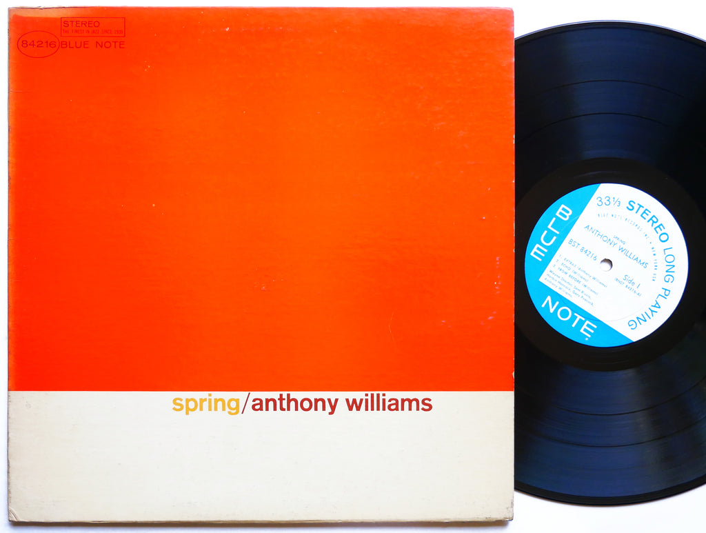 ANTHONY WILLIAMS Spring LP BLUE NOTE BST 84216 US 1966 NY RVG EAR Wayne Shorter