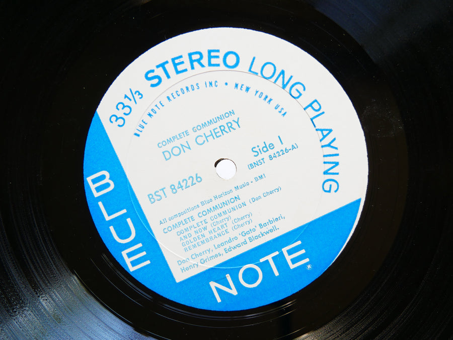 DON CHERRY Complete Communion LP BLUE NOTE BST 84226 US 1966 NY RVG Henry Grimes