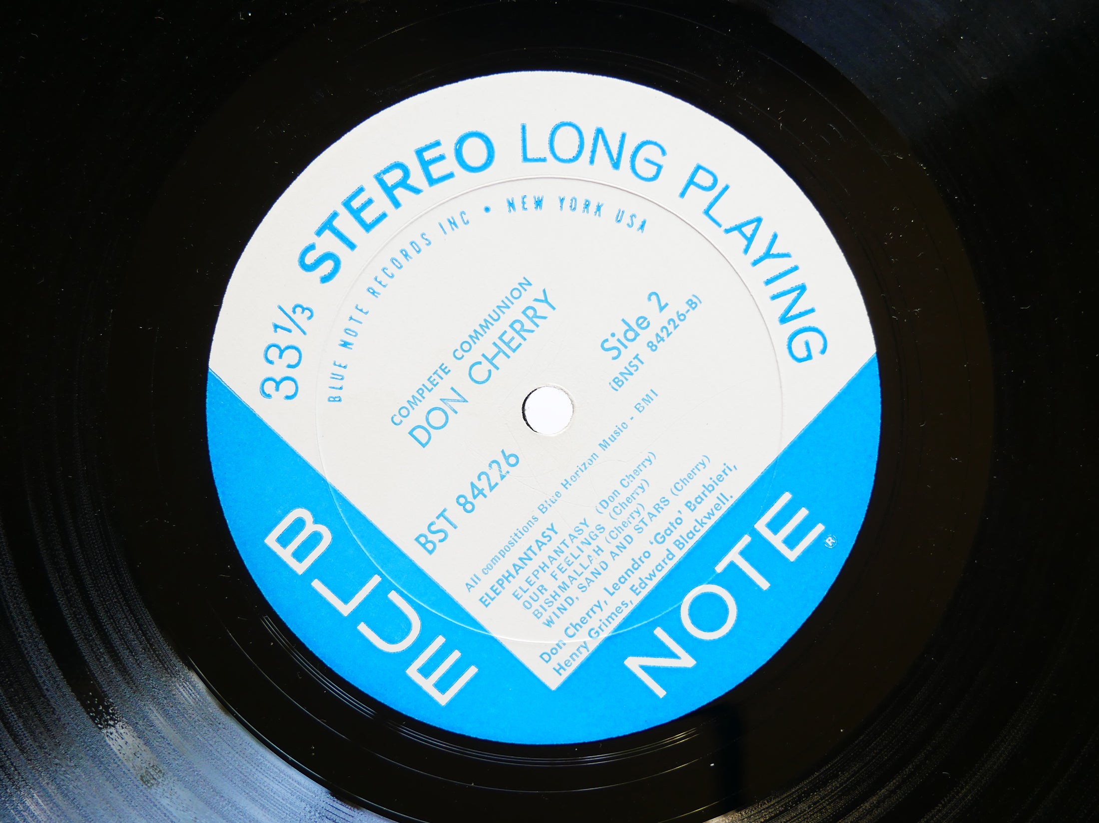 DON CHERRY Complete Communion LP BLUE NOTE BST 84226 US 1966 NY RVG Henry Grimes