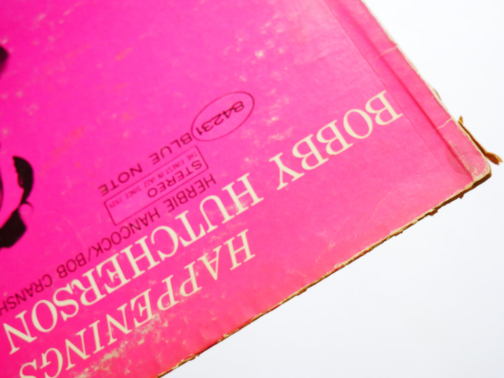 BOBBY HUTCHERSON Happenings LP BLUE NOTE BST 84231 RVG LIBERTY Herbie Hancock