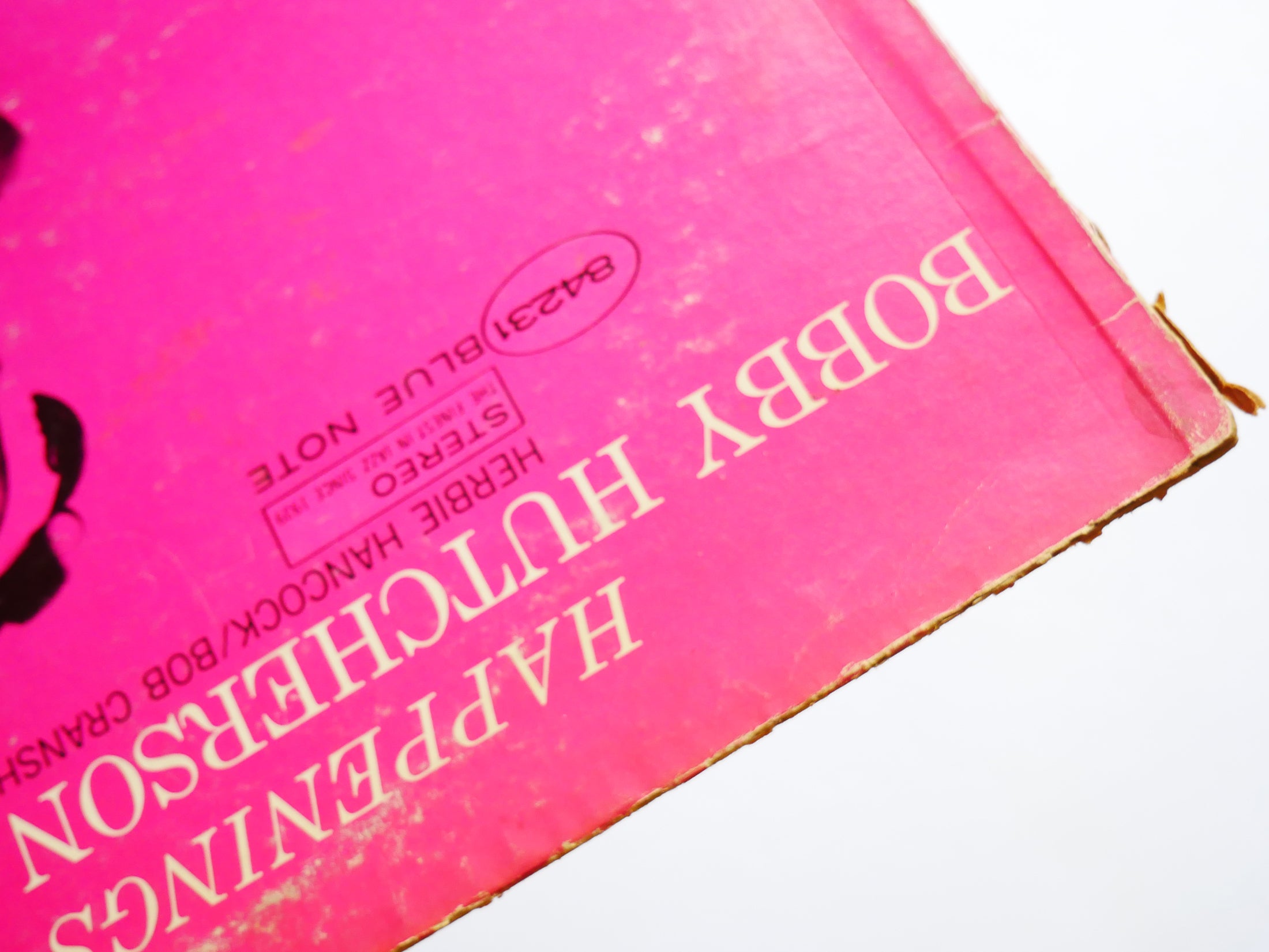 BOBBY HUTCHERSON Happenings LP BLUE NOTE BST 84231 RVG LIBERTY Herbie Hancock