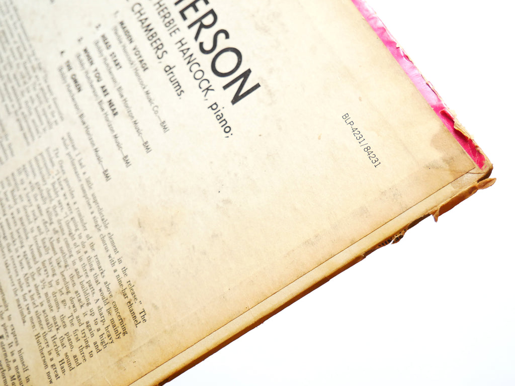 BOBBY HUTCHERSON Happenings LP BLUE NOTE BST 84231 RVG LIBERTY Herbie Hancock