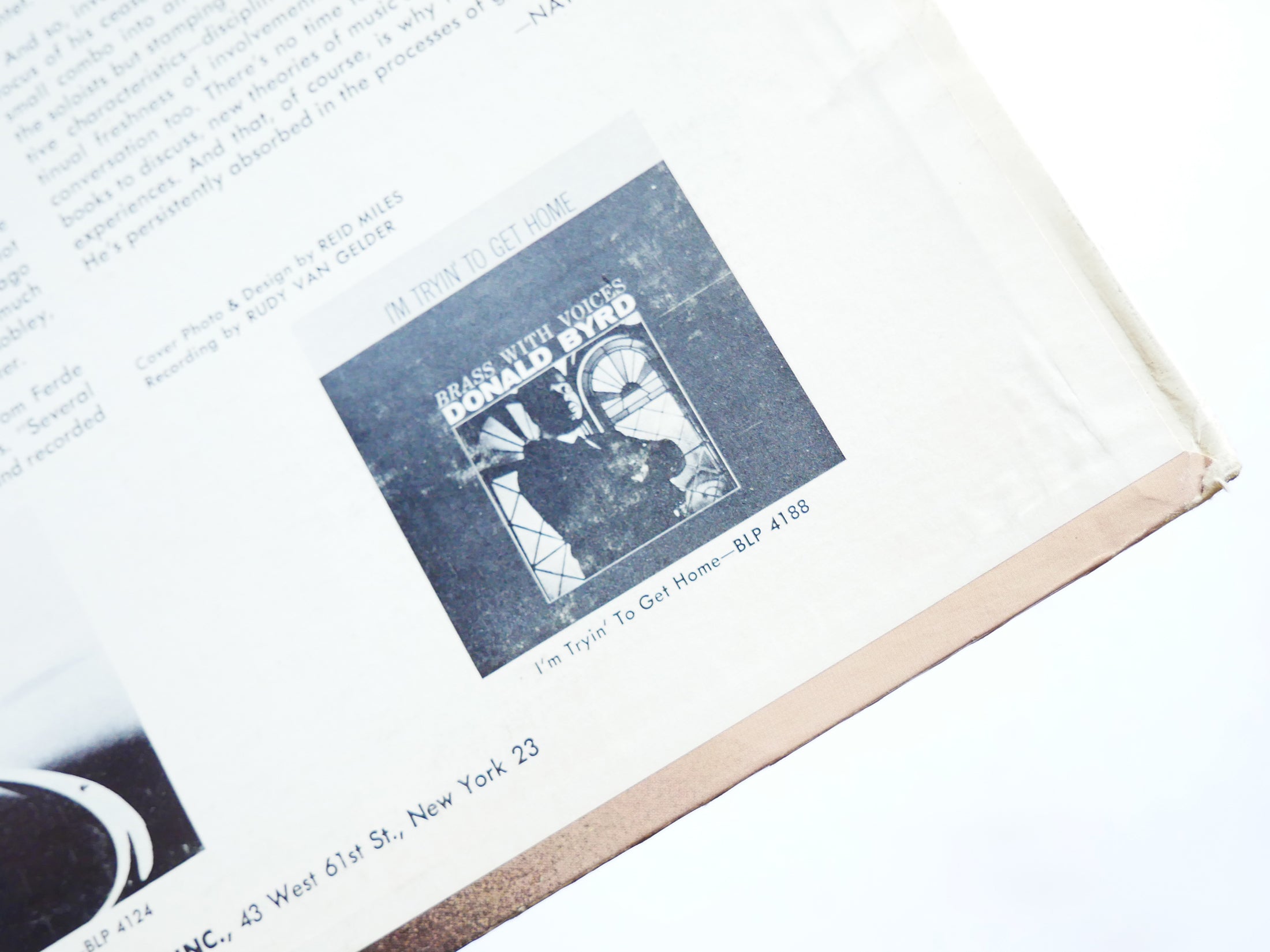 DONALD BYRD Mustang! LP BLUE NOTE BST 84238 US 1968 Hank Mobley McCoy Tyner