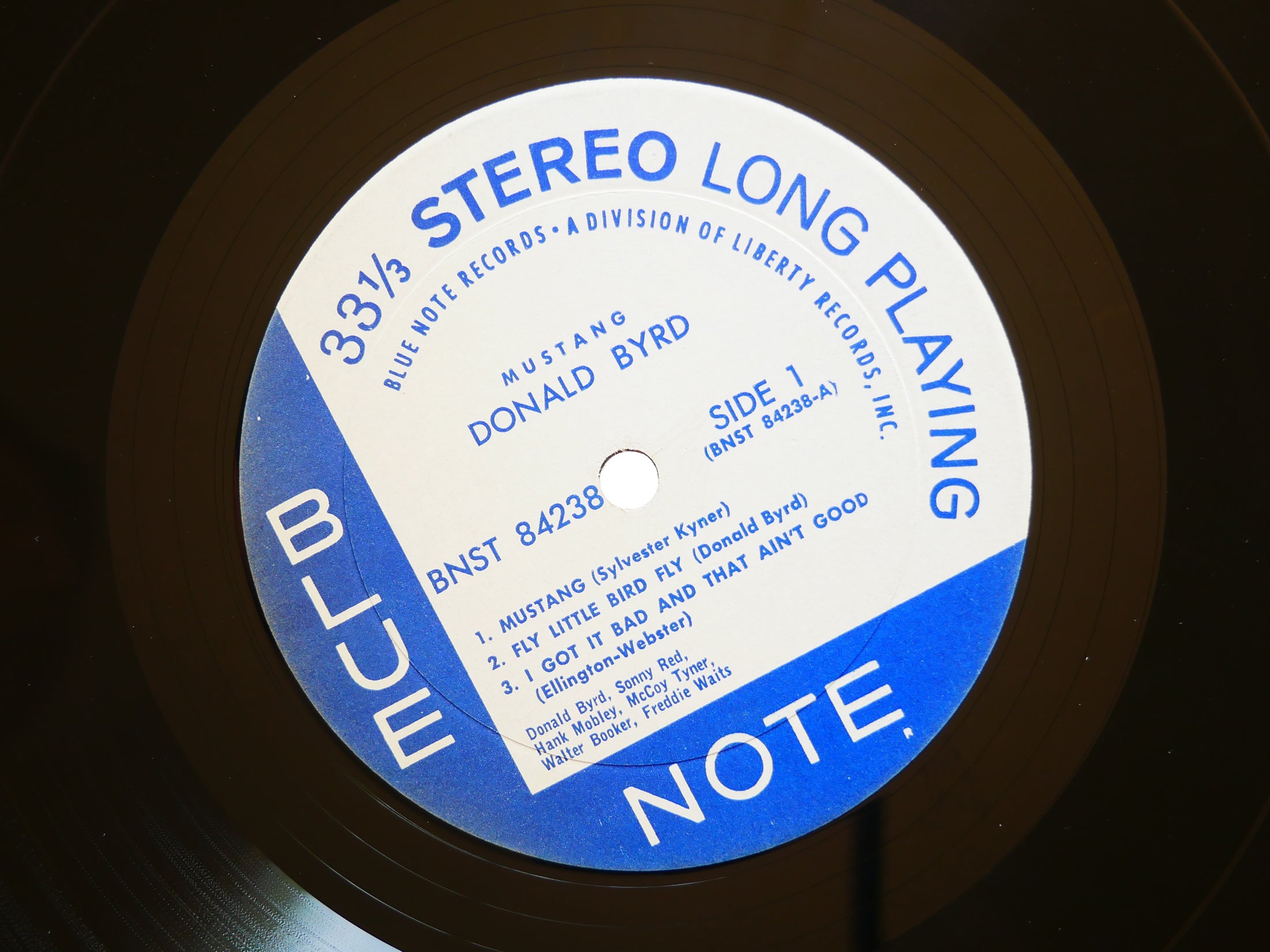 DONALD BYRD Mustang! LP BLUE NOTE BST 84238 US 1968 Hank Mobley McCoy Tyner VG+