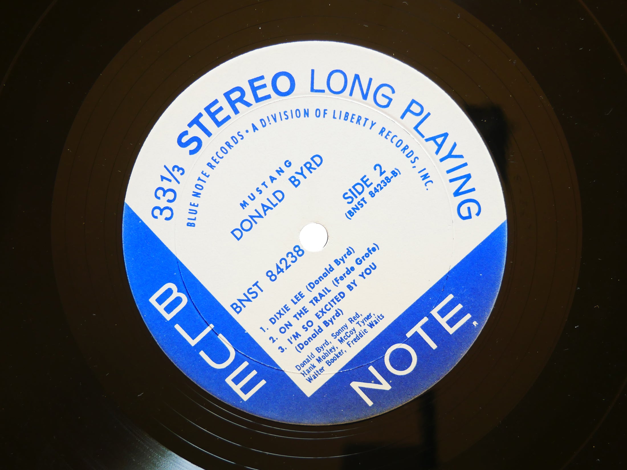 DONALD BYRD Mustang! LP BLUE NOTE BST 84238 US 1968 Hank Mobley McCoy Tyner VG+