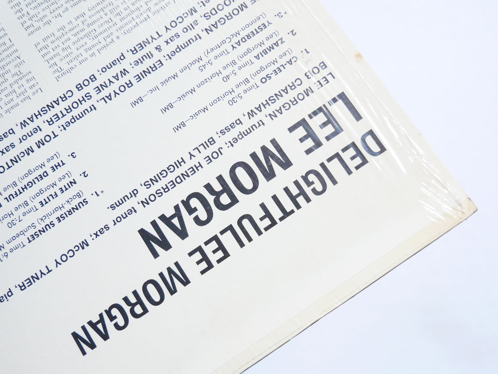 LEE MORGAN Delightfulee LP BLUE NOTE 84243 US 1967 Wayne Shorter Joe Henderson