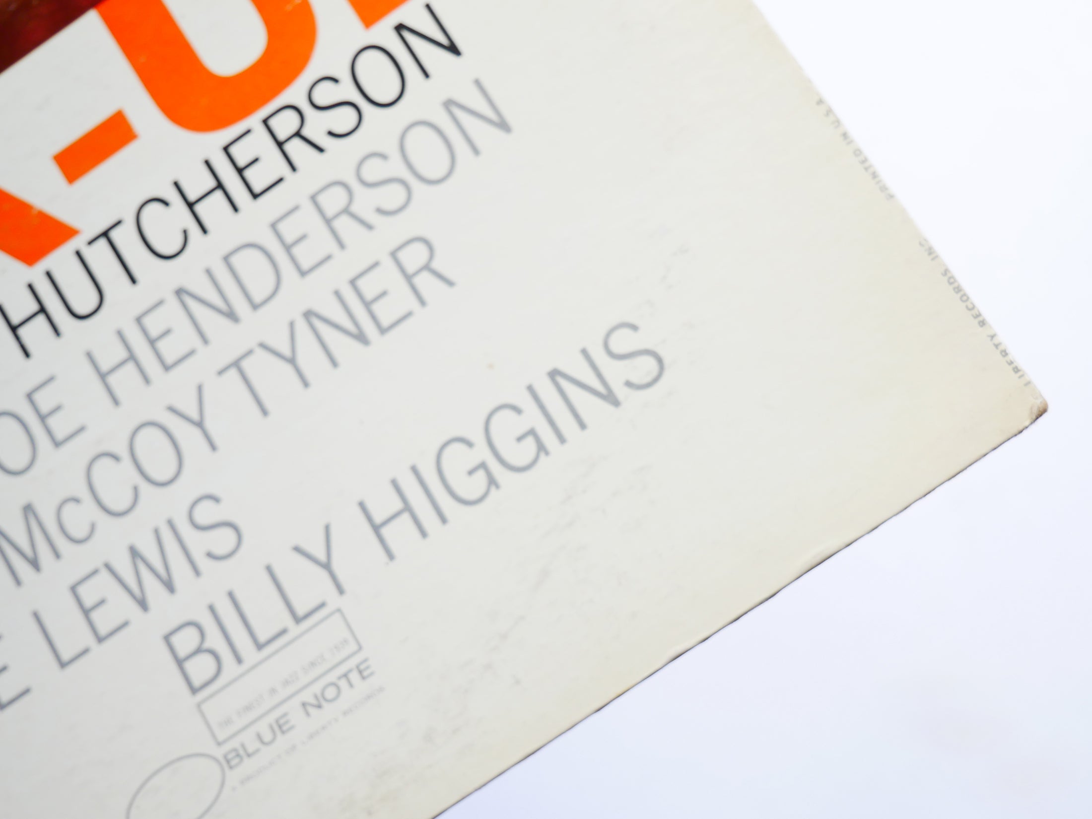BOBBY HUTCHERSON Stick-Up! LP BLUE NOTE 84244 US 1969 Joe Henderson McCoy Tyner