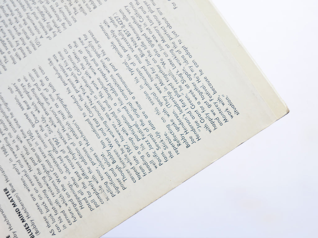 BOBBY HUTCHERSON Stick-Up! LP BLUE NOTE 84244 US 1969 Joe Henderson McCoy Tyner