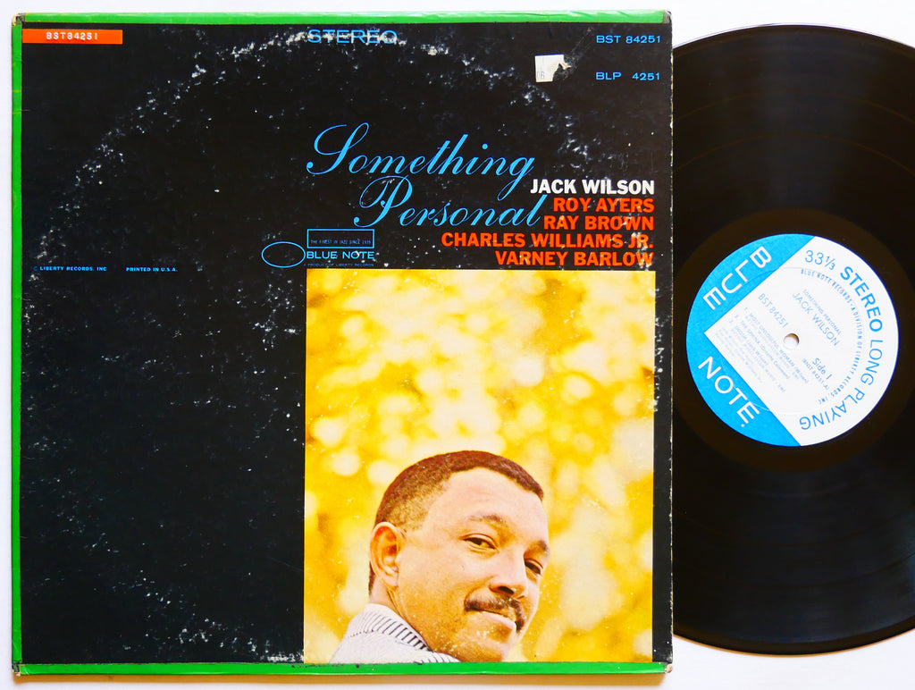 JACK WILSON Something Personal LP BLUE NOTE BST 84251 US 1967 RVG Roy Ayers