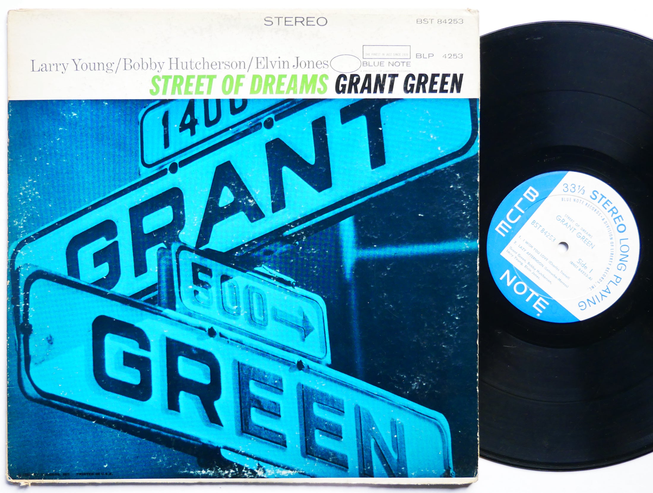 GRANT GREEN Street Of Dreams LP BLUE NOTE BST 84253 US 1967 RVG Bobby Hutcherson