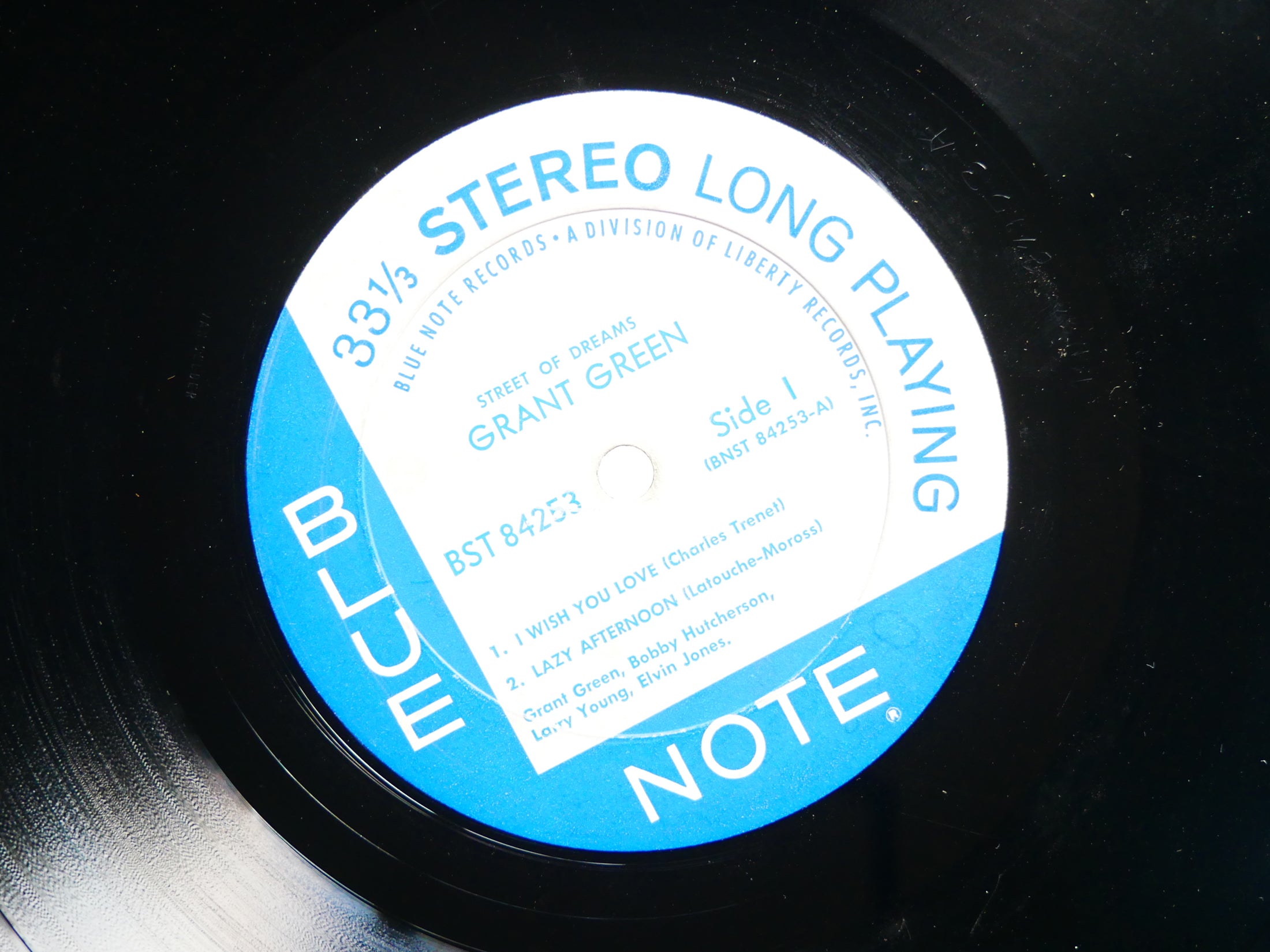 GRANT GREEN Street Of Dreams LP BLUE NOTE BST 84253 US 1967 RVG Bobby Hutcherson