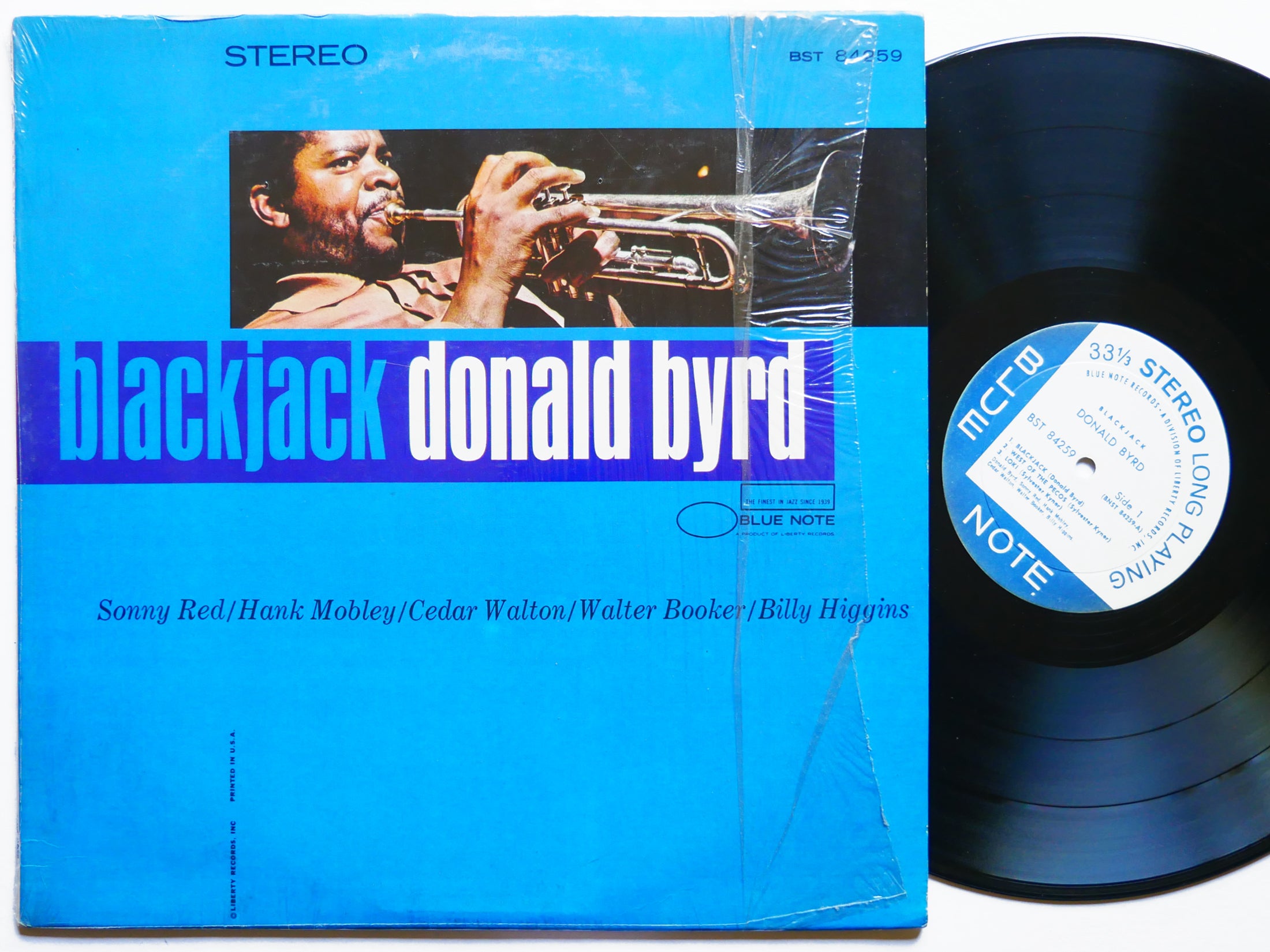 DONALD BYRD Blackjack LP BLUE NOTE BST 84259 US 1967 Hank Mobley Sonny Red CLEAN