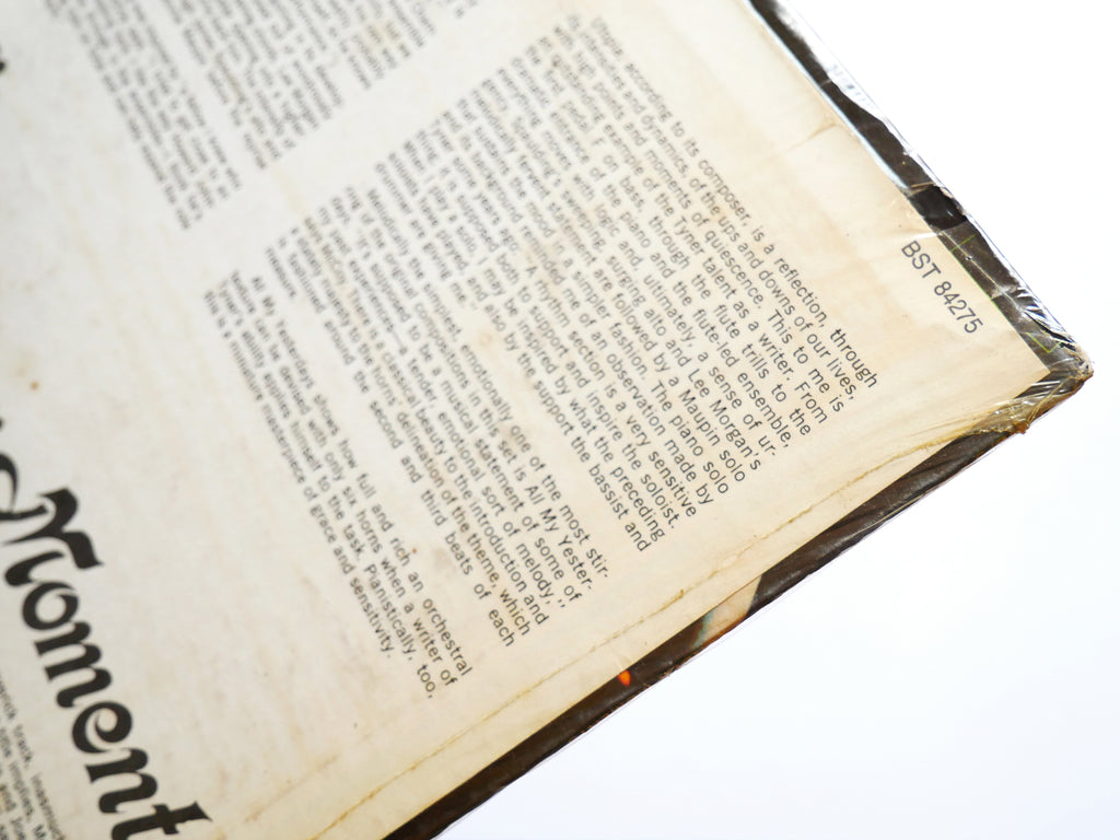 MCCOY TYNER Tender Moments LP BLUE NOTE 84275 US 1968 RVG LIBERTY Bennie Maupin