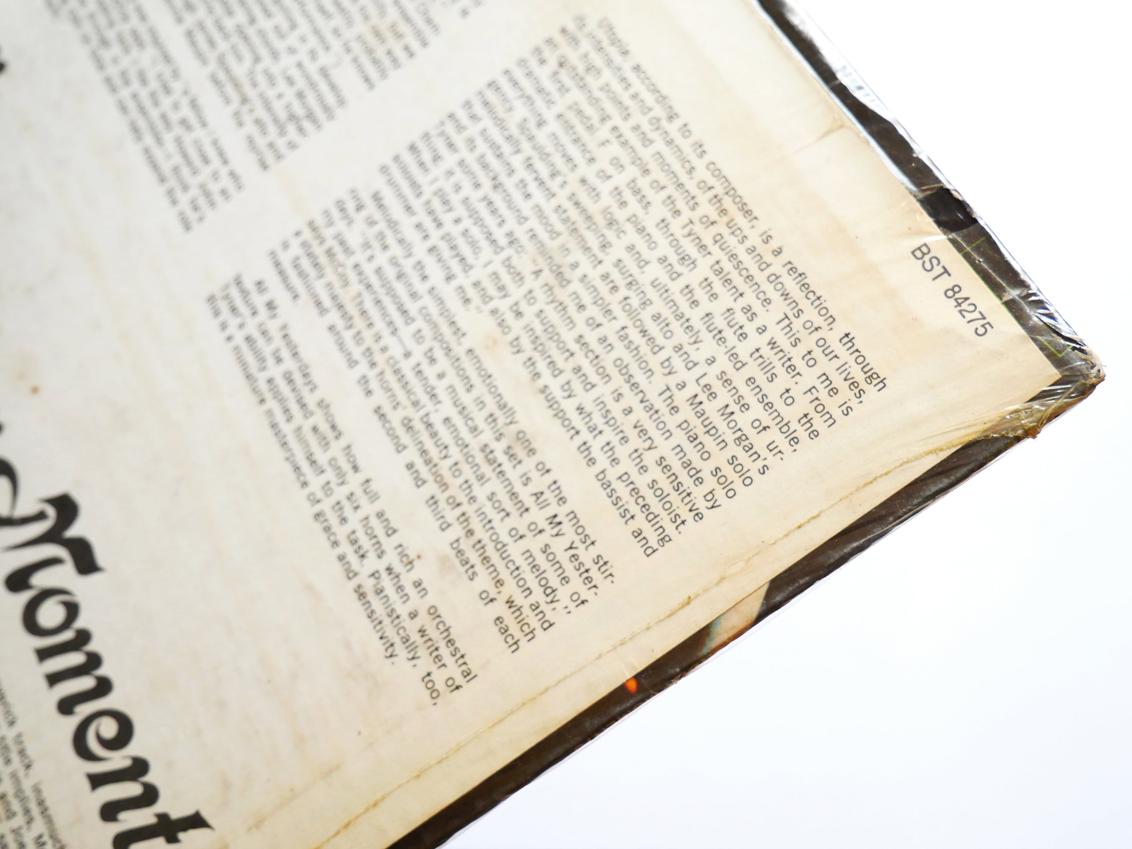 MCCOY TYNER Tender Moments LP BLUE NOTE 84275 US 1968 RVG LIBERTY Bennie Maupin