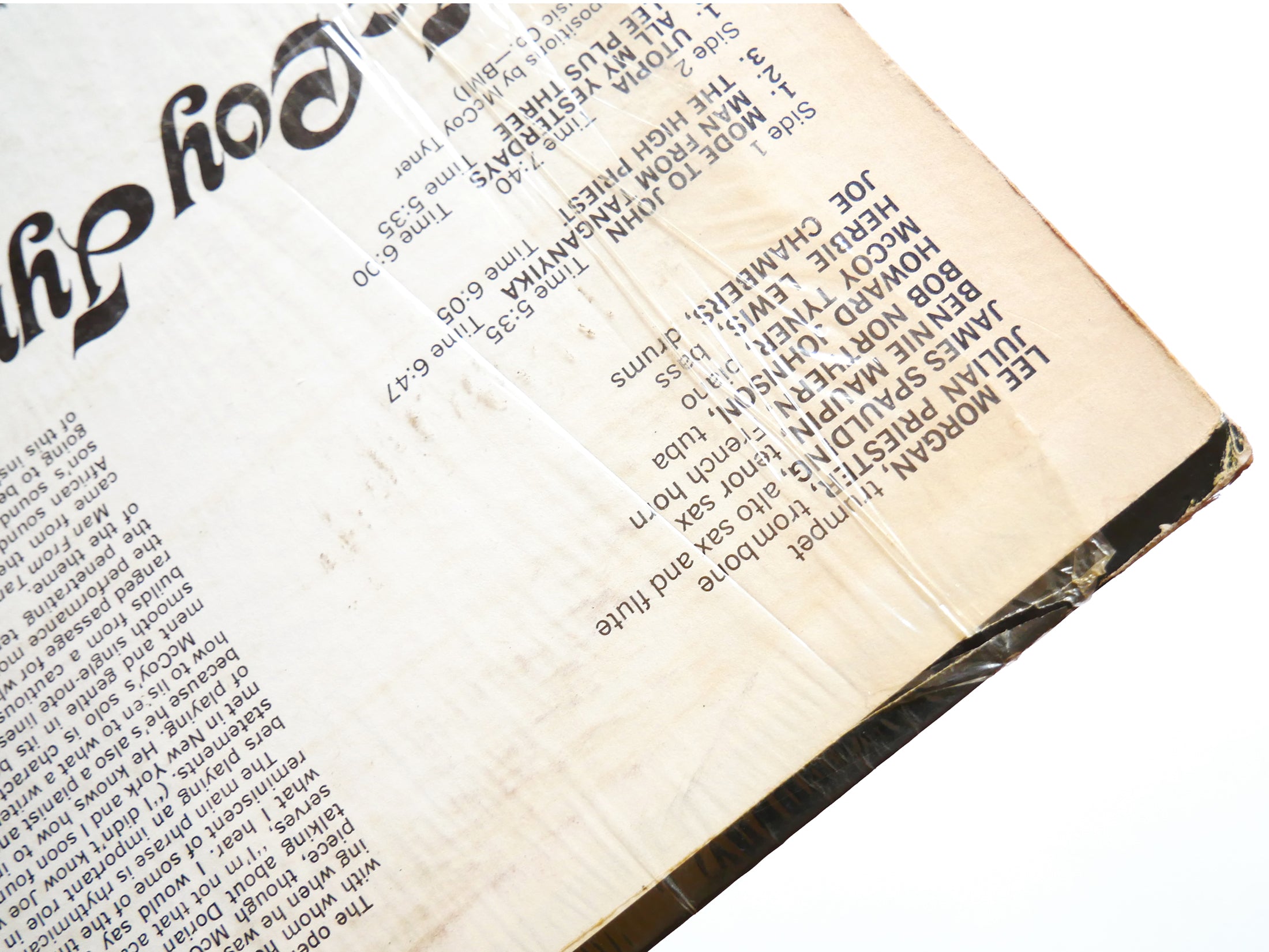 MCCOY TYNER Tender Moments LP BLUE NOTE 84275 US 1968 RVG LIBERTY Bennie Maupin