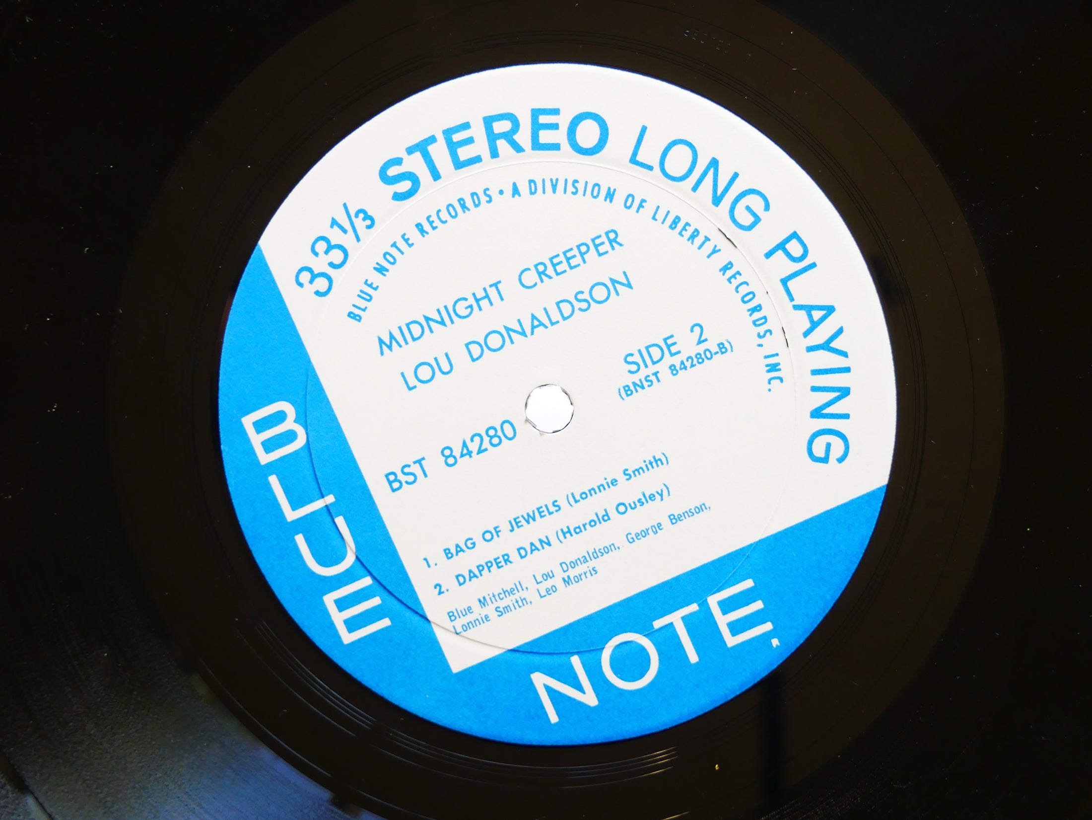 LOU DONALDSON Midnight Creeper LP BLUE NOTE BST 84280 US 1968 Blue Mitchell VG+
