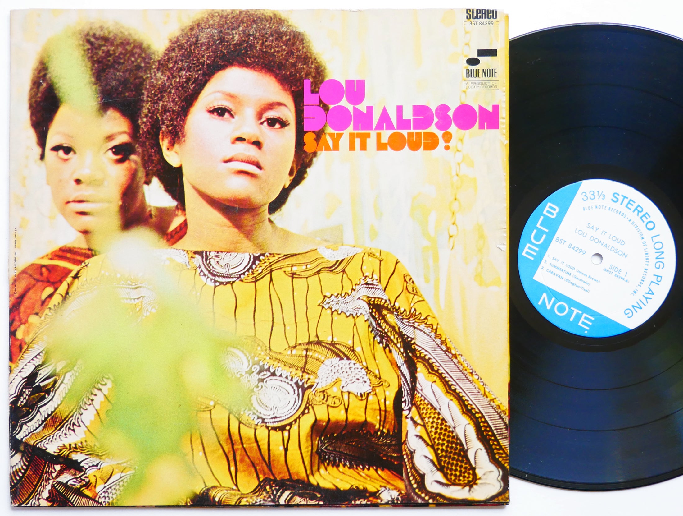 LOU DONALDSON Say It Loud! LP BLUE NOTE BST 84299 US 1969 JAZZ Blue Mitchell VG+