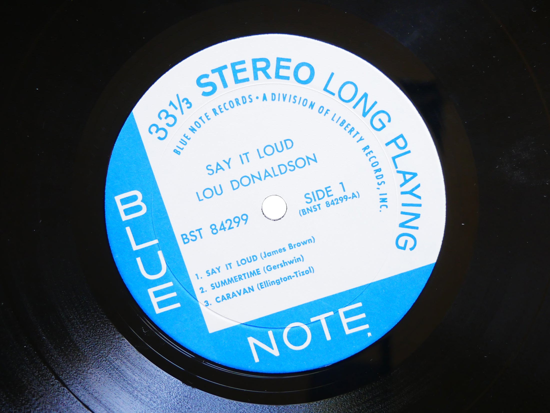 LOU DONALDSON Say It Loud! LP BLUE NOTE BST 84299 US 1969 JAZZ Blue Mitchell VG+