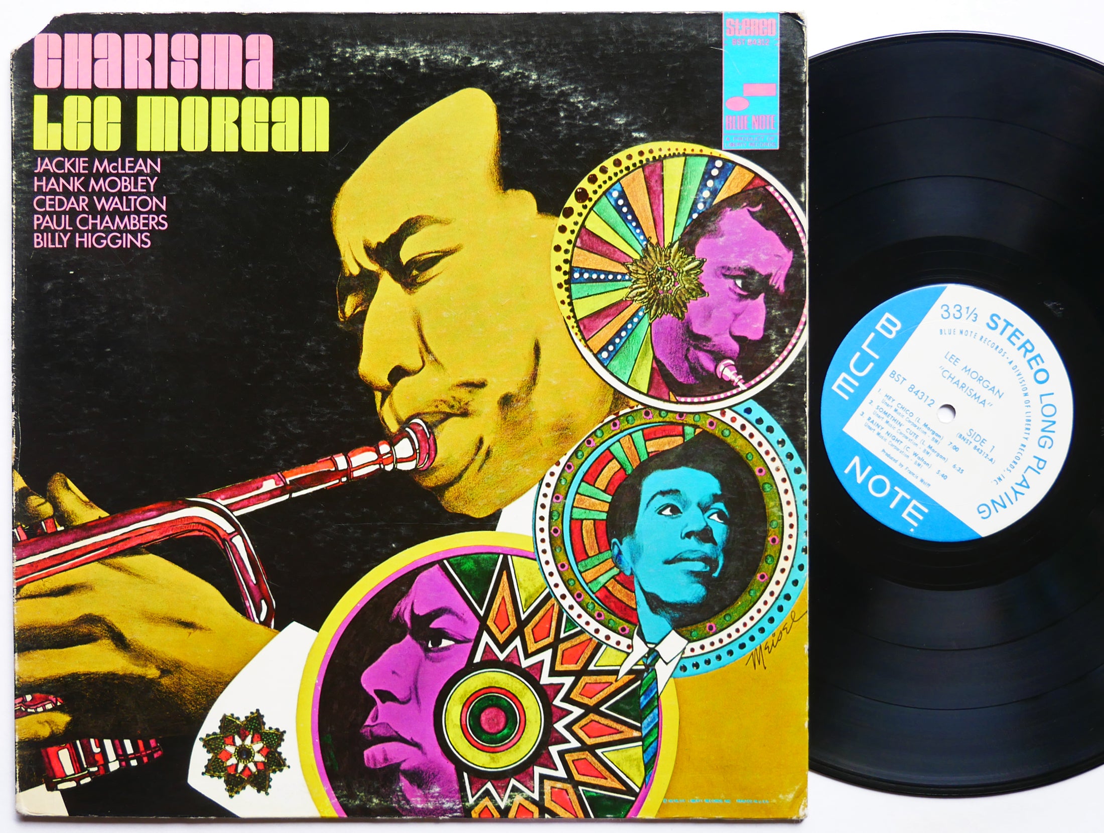 LEE MORGAN Charisma LP BLUE NOTE BST 84312 US 1969 RVG Hank Mobley Jackie McLean