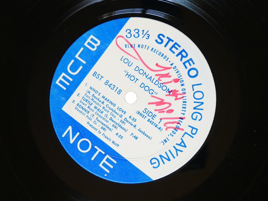 LOU DONALDSON Hot Dog LP BLUE NOTE 84318 US 1969 Melvin Sparks Charles Earland