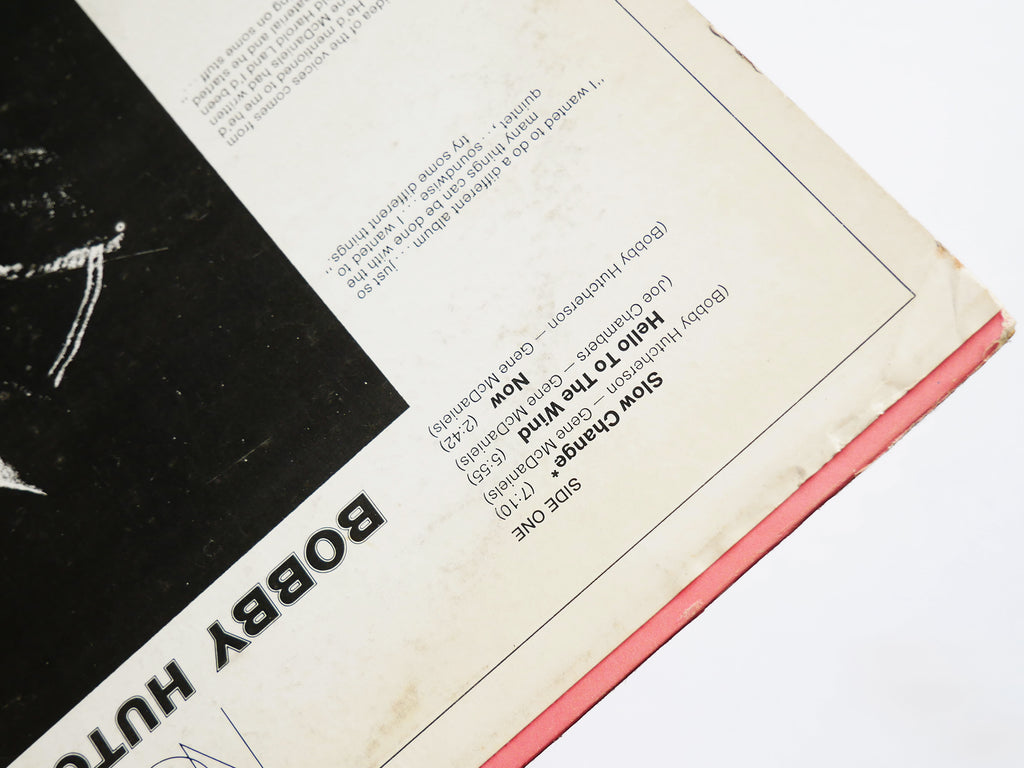 BOBBY HUTCHERSON HAROLD LAND Now! LP BLUE NOTE BST 84333 US 1970 Stanley Cowell