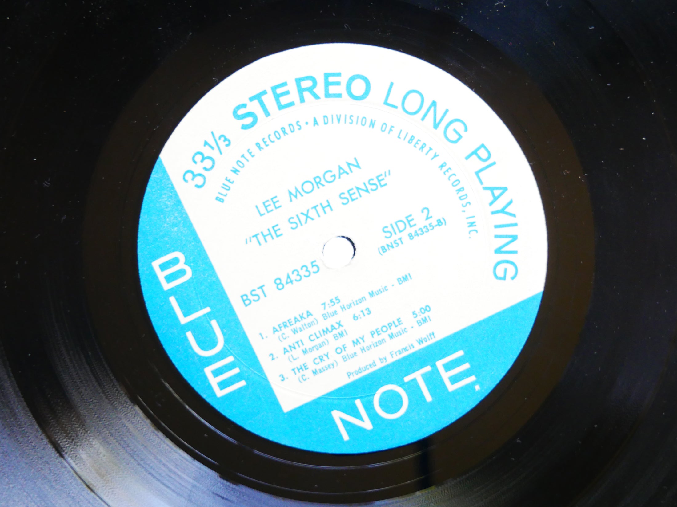 LEE MORGAN The Sixth Sense LP BLUE NOTE BST 84335 US 1969 RVG Jackie McLean