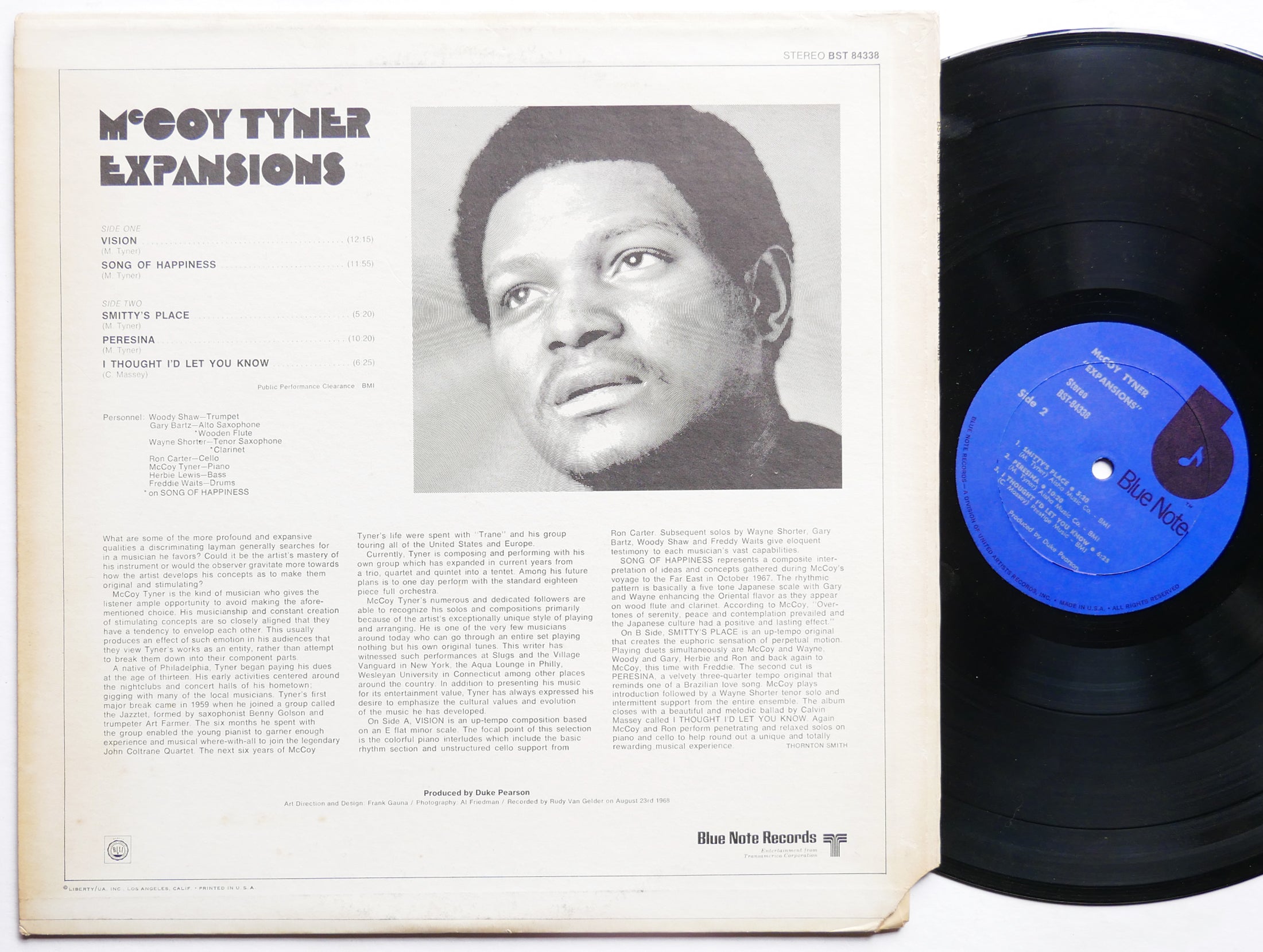 MCCOY TYNER Expansions LP BLUE NOTE BST 84338 US 1973 Gary Bartz Wayne Shorter