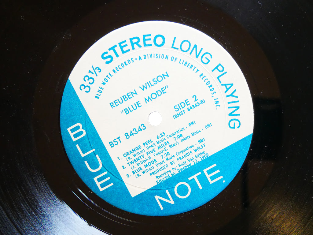 REUBEN WILSON Blue Mode LP BLUE NOTE BST 84343 US 1970 RVG Melvin Sparks VG+