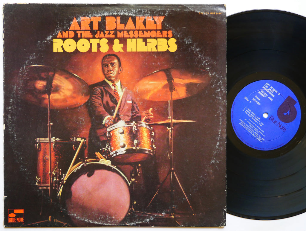 ART BLAKEY Roots & Herbs LP BLUE NOTE BST 84347 RVG Lee Morgan Wayne Shorter