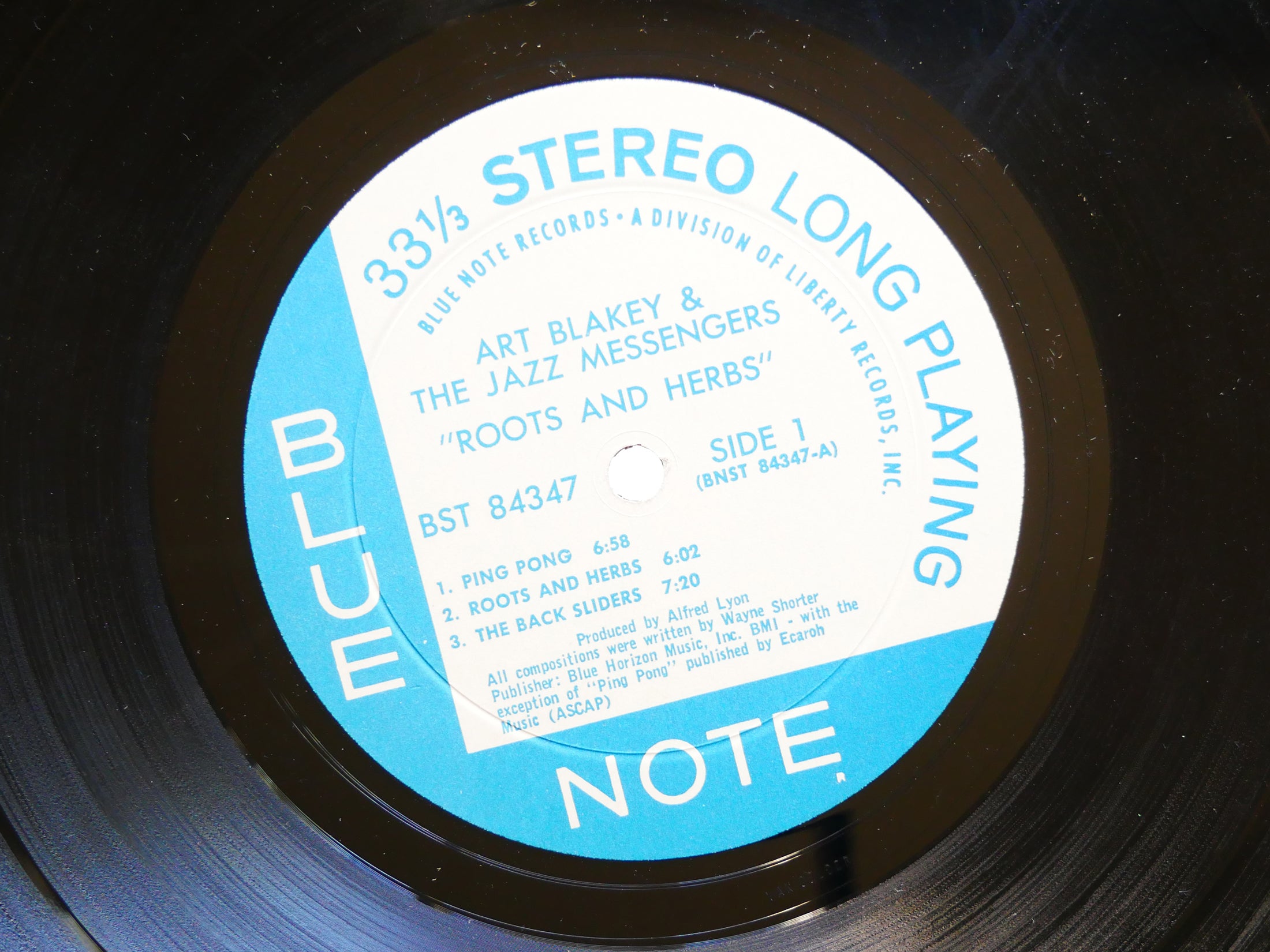 ART BLAKEY Roots & Herbs LP BLUE NOTE 84347 US 1970 RVG Lee Morgan Wayne Shorter