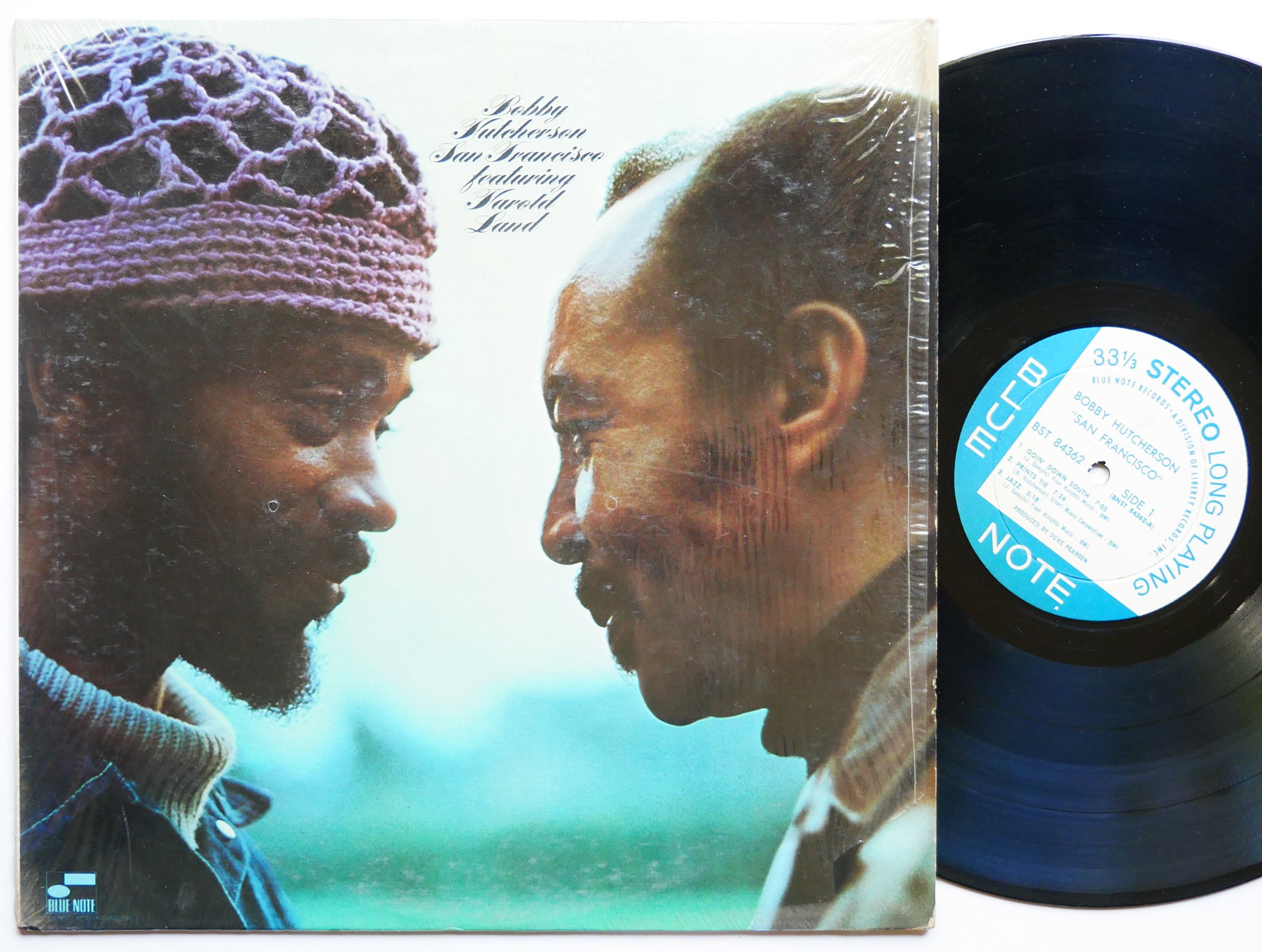 BOBBY HUTCHERSON HAROLD LAND San Francisco LP BLUE NOTE BST 84362 US '71 RVG VG+