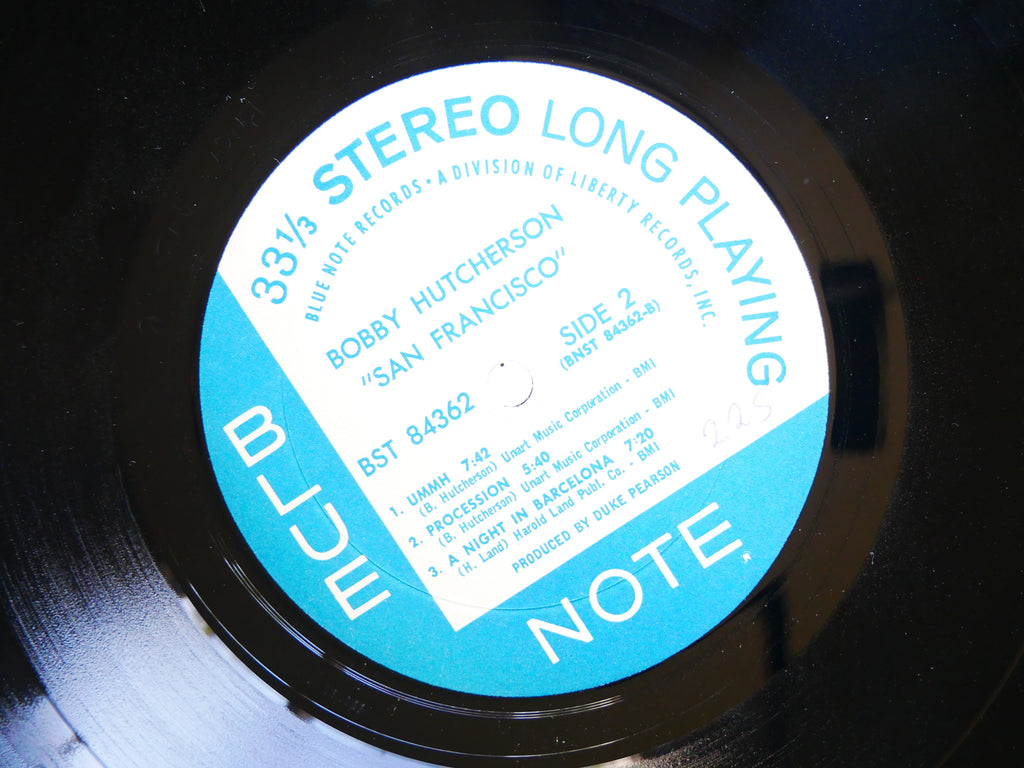 BOBBY HUTCHERSON HAROLD LAND San Francisco LP BLUE NOTE BST 84362 US '71 RVG VG+