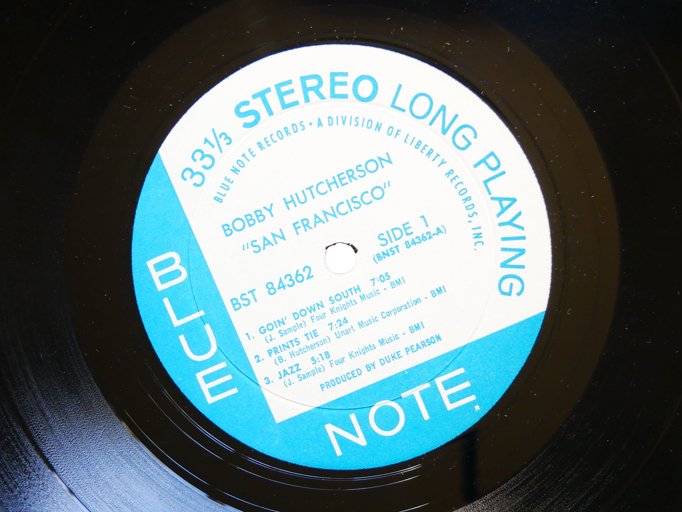 BOBBY HUTCHERSON HAROLD LAND San Francisco LP BLUE NOTE BST 84362 US '71 RVG VG+