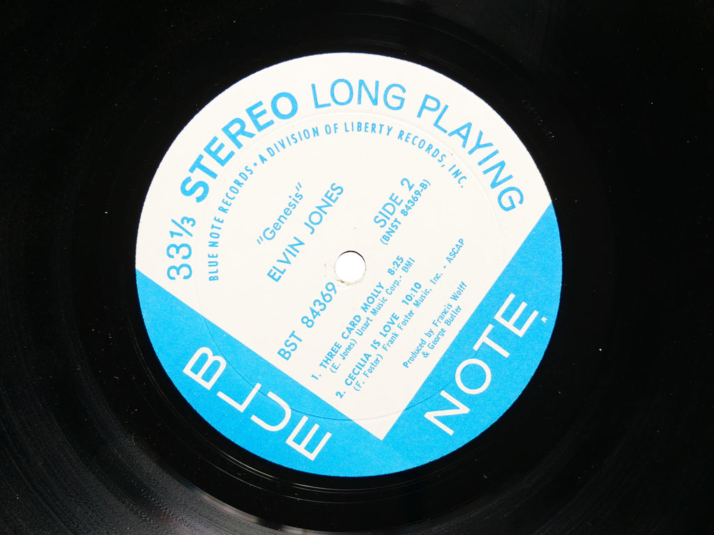 ELVIN JONES Genesis LP BLUE NOTE BST 84369 US 1971 RVG Frank Foster Joe Farrell