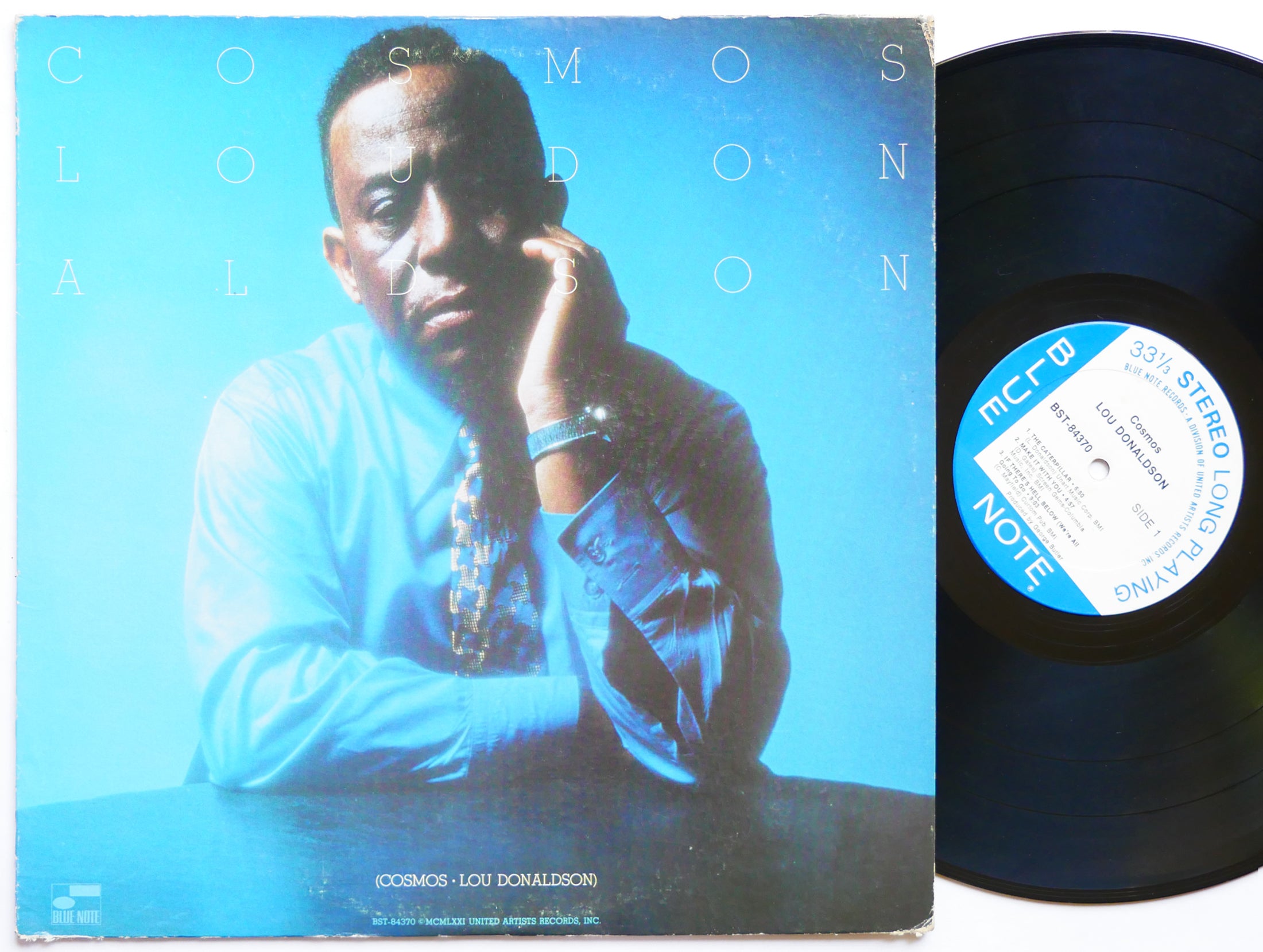 LOU DONALDSON Cosmos LP BLUE NOTE 84370 US 1971 UA Melvin Sparks Leon Spencer