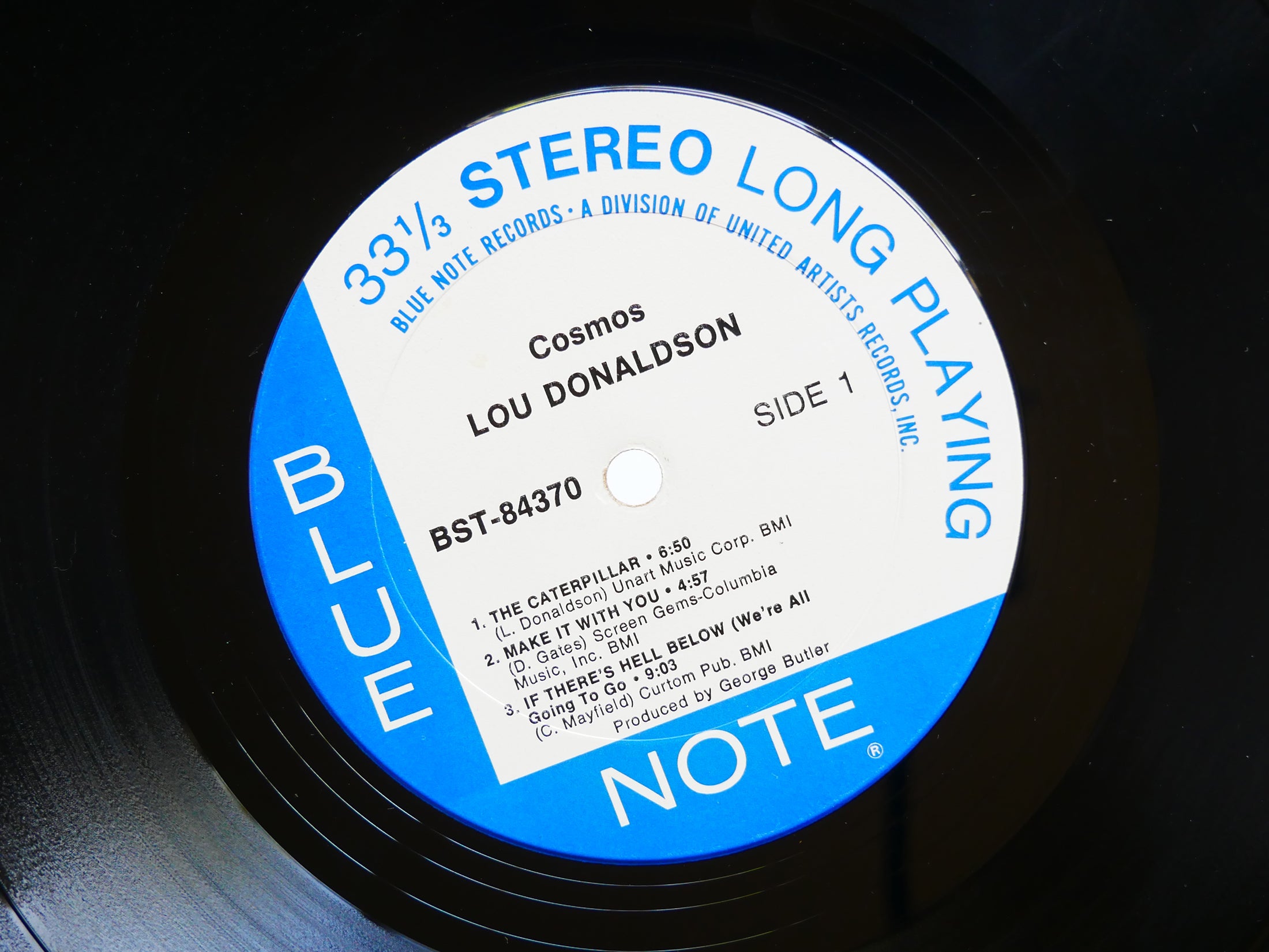 LOU DONALDSON Cosmos LP BLUE NOTE 84370 US 1971 UA Melvin Sparks Leon Spencer