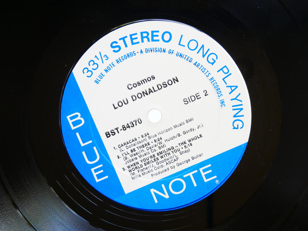 LOU DONALDSON Cosmos LP BLUE NOTE 84370 US 1971 UA Melvin Sparks Leon Spencer