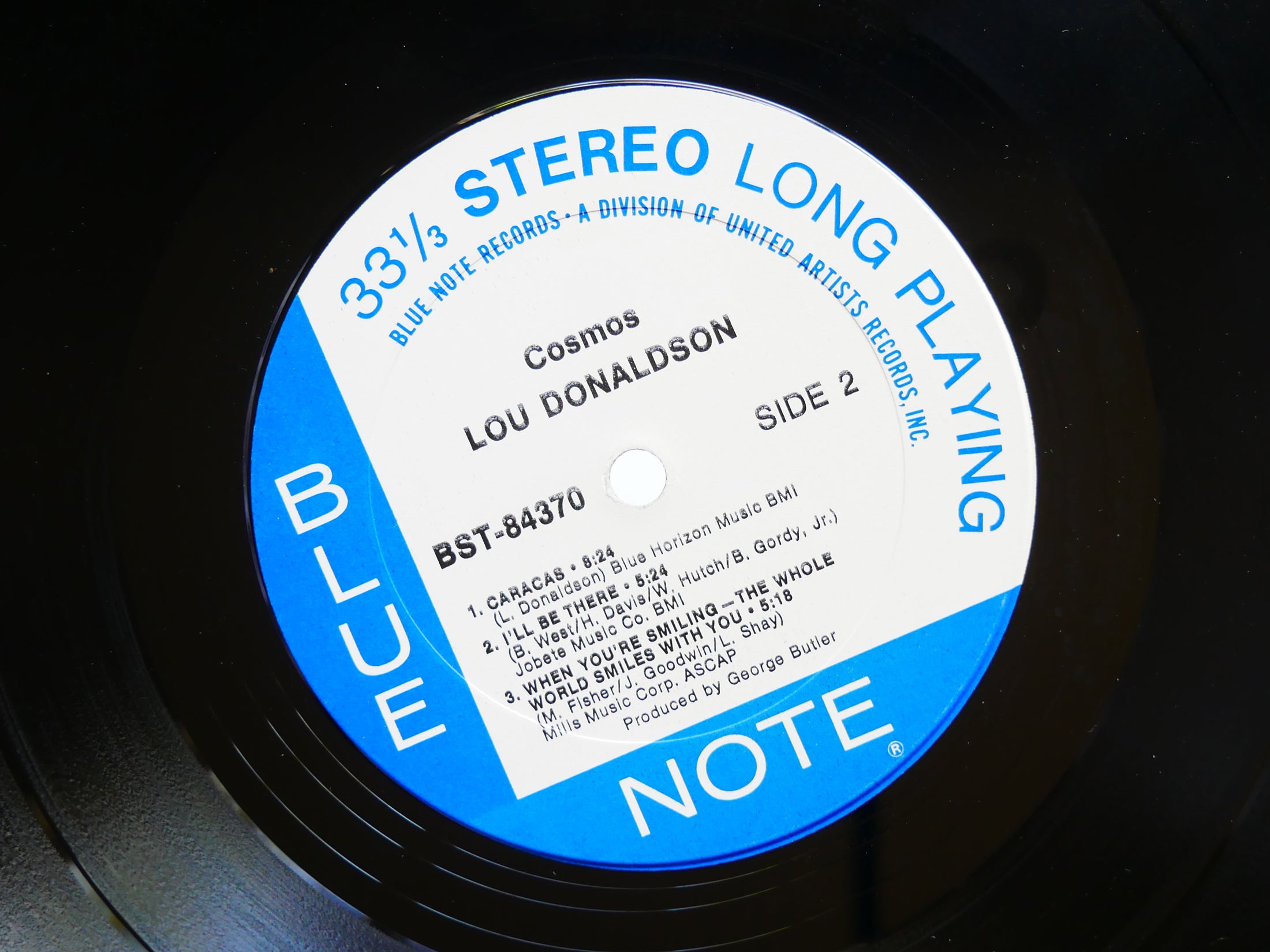 LOU DONALDSON Cosmos LP BLUE NOTE 84370 US 1971 UA Melvin Sparks Leon Spencer