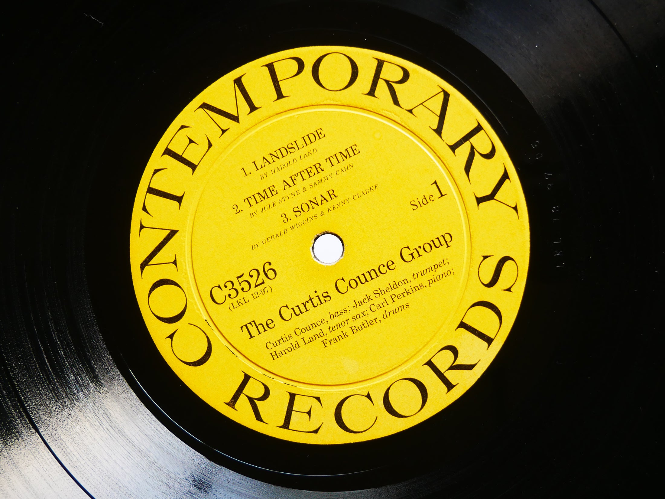 CURTIS COUNCE Group CONTEMPORARY C3526 US 1957 DG MONO Carl Perkins Harold Land