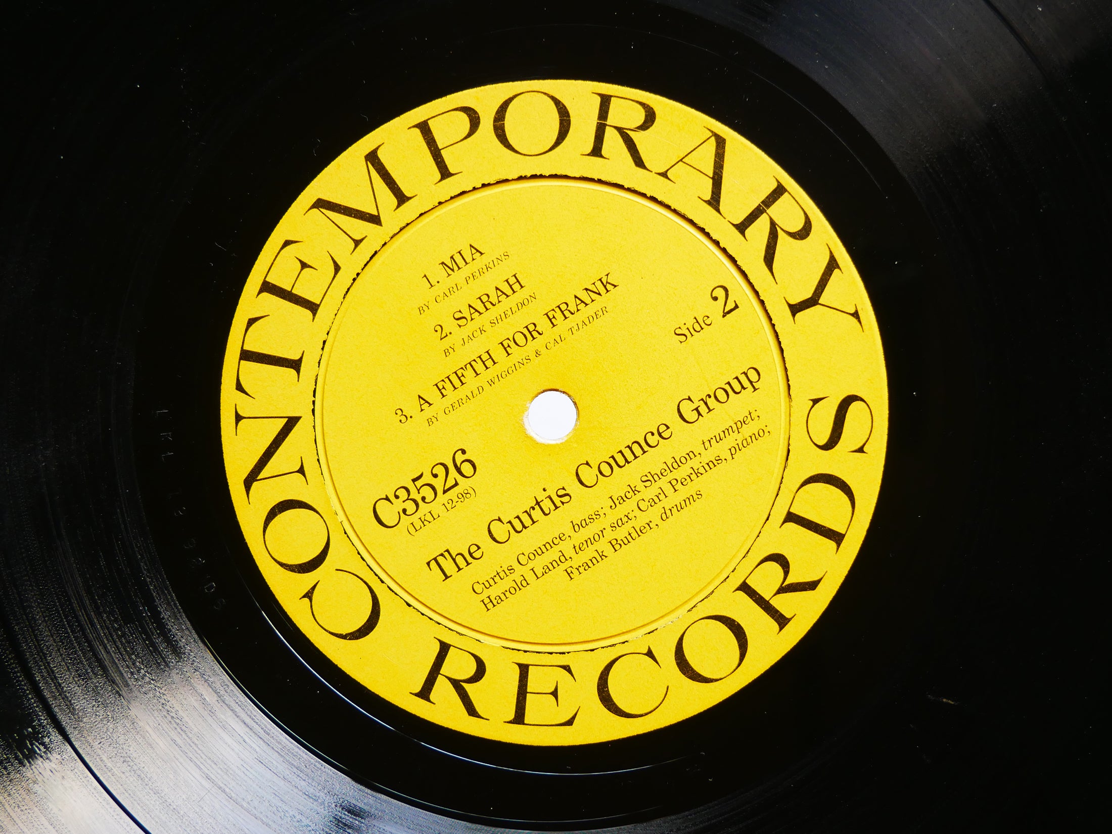 CURTIS COUNCE Group CONTEMPORARY C3526 US 1957 DG MONO Carl Perkins Harold Land