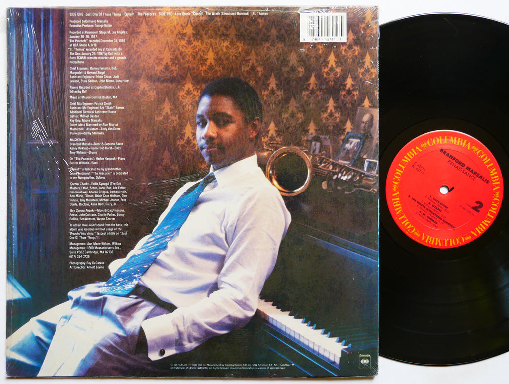 BRANFORD MARSALIS Renaissance LP COLUMBIA C 40711 US 1987 JAZZ Herbie Hancock