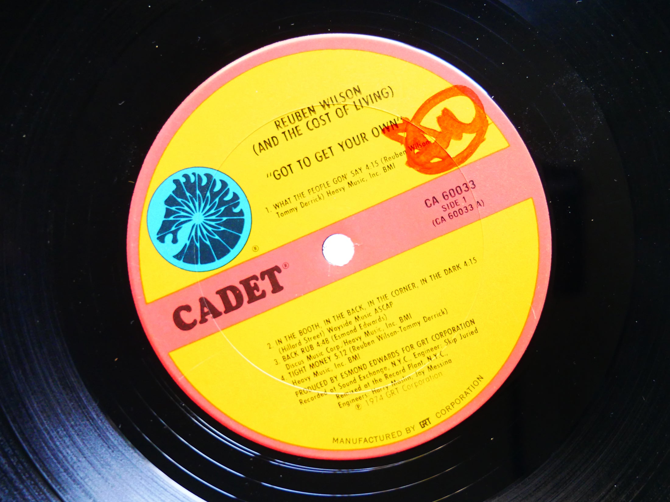 REUBEN WILSON Got To Get Your Own LP CADET CA 60033 US 1975 Jazz Funk