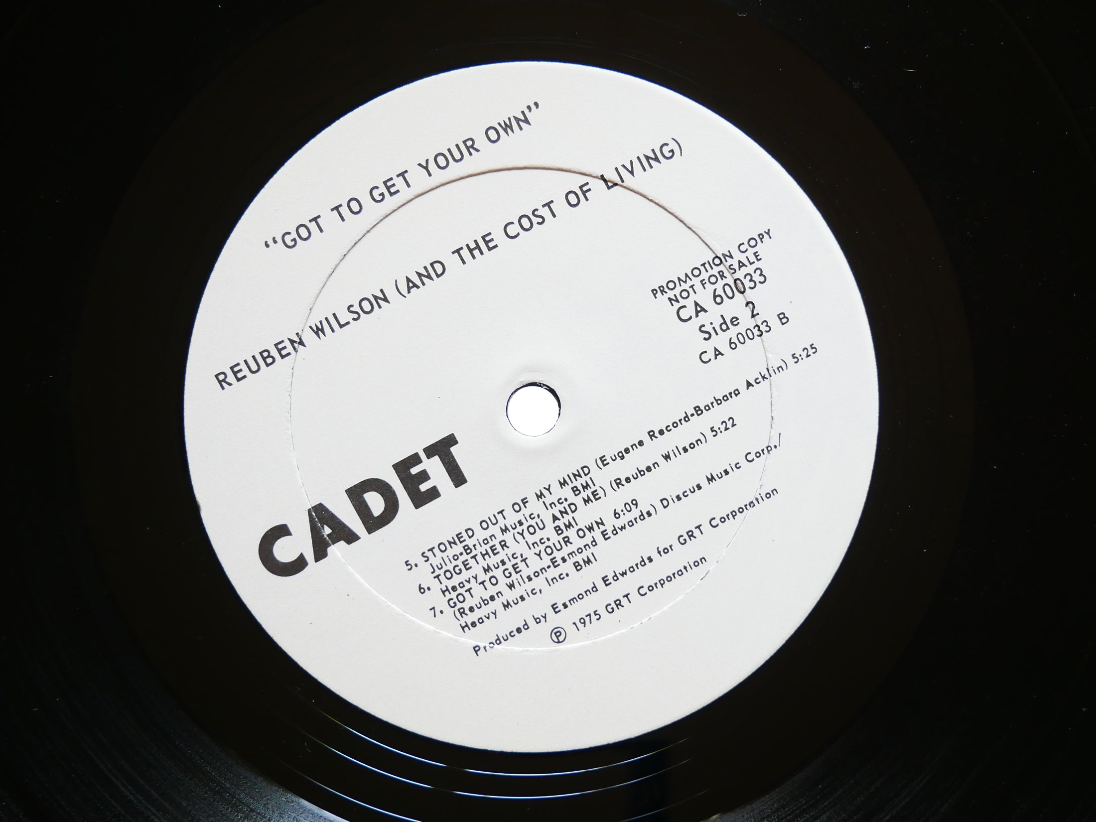 REUBEN WILSON Got To Get Your Own LP CADET CA 60033 US '75 PROMO Jazz Funk CLEAN