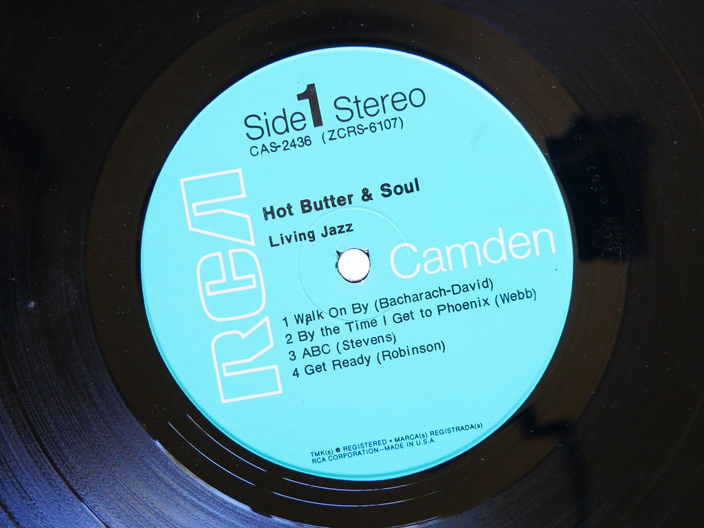 LIVING JAZZ Hot Butter & Soul LP RCA CAMDEN CAS-2436 US 1970 Jazz Funk Blues