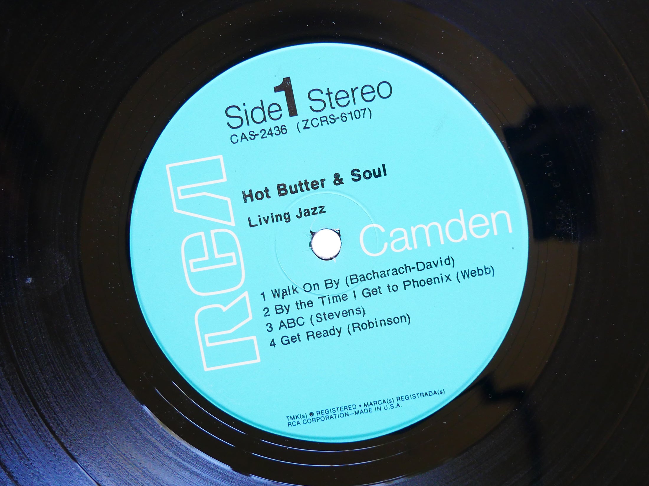 LIVING JAZZ Hot Butter & Soul LP RCA CAMDEN CAS-2436 US 1970 Jazz Funk Blues