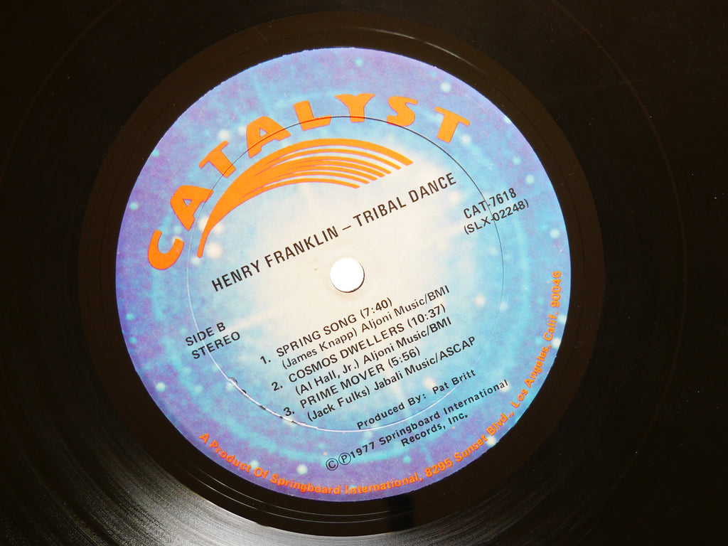 HENRY FRANKLIN Tribal Dance LP CATALYST RECORDS CAT-7618 US 1977 Charles Owens