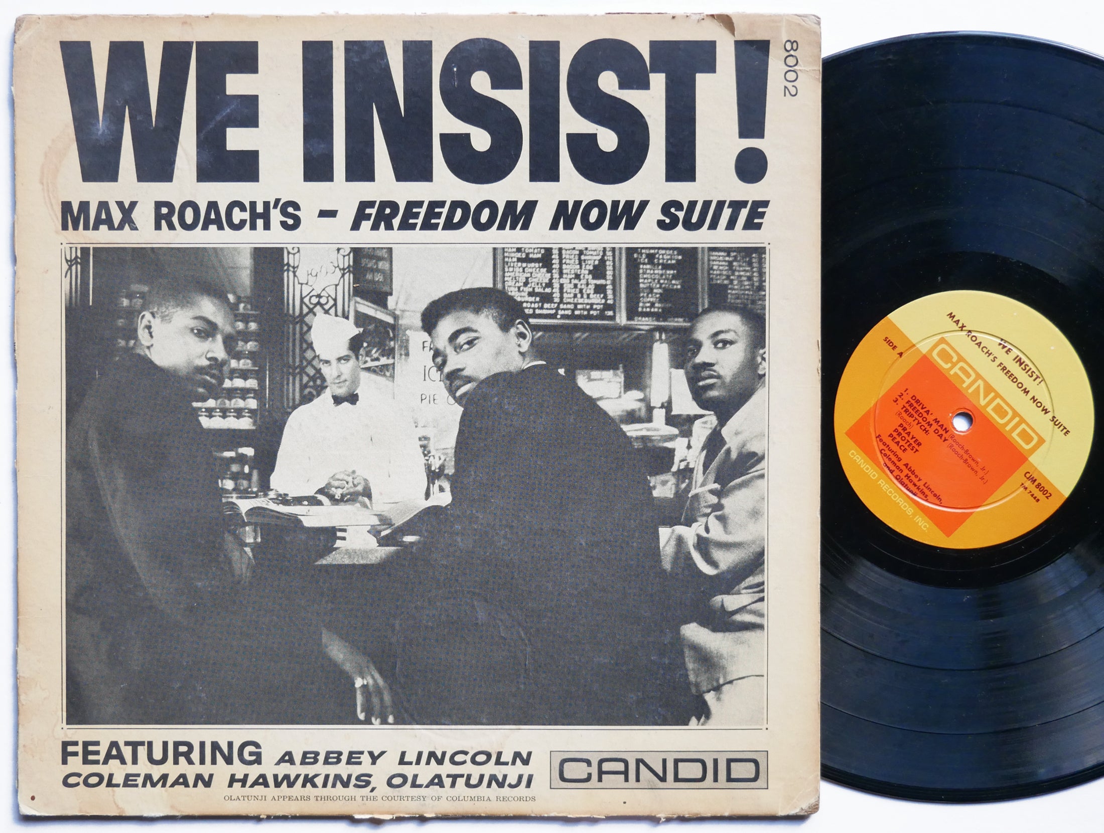 MAX ROACH We Insist! Freedom Now Suite LP CANDID CJM 8002 DG MONO Abbey Lincoln