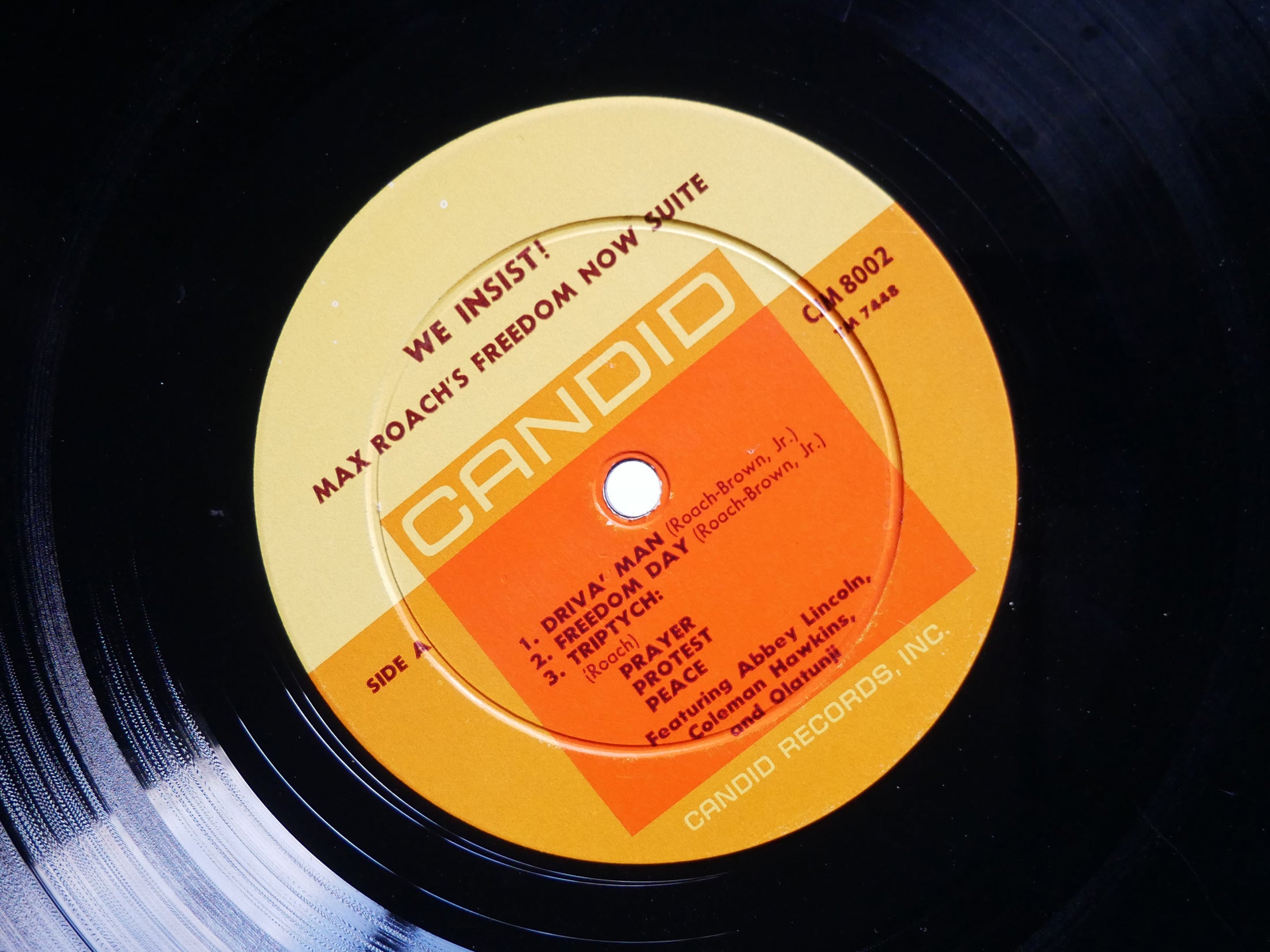 MAX ROACH We Insist! Freedom Now Suite LP CANDID CJM 8002 DG MONO Abbey Lincoln